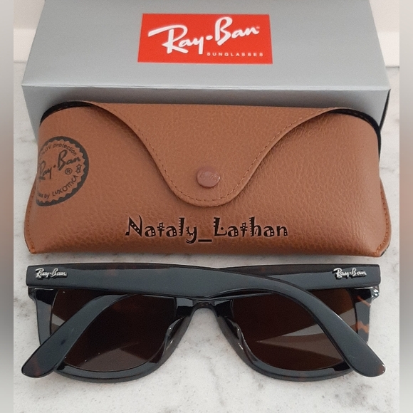 Ray-Ban (Store Display) Wayfarer Brown Tortoise RB2140 - Picture 7 of 12